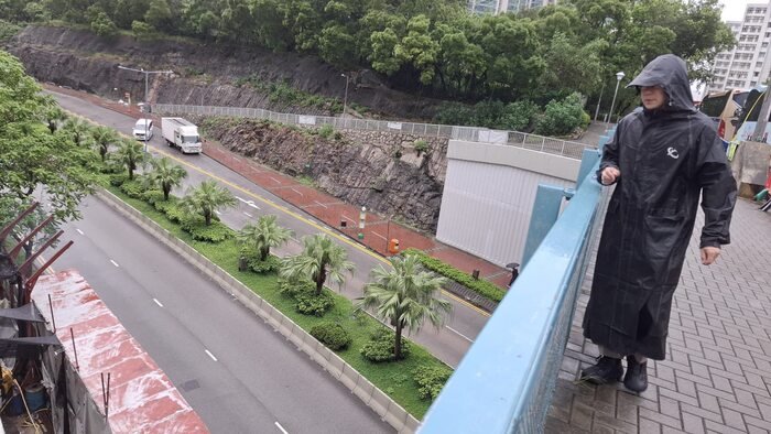 暴雨後巡區